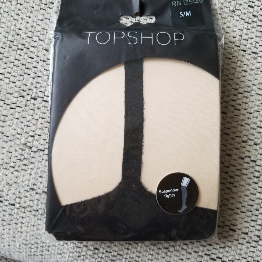 Topshop Suspender Tights